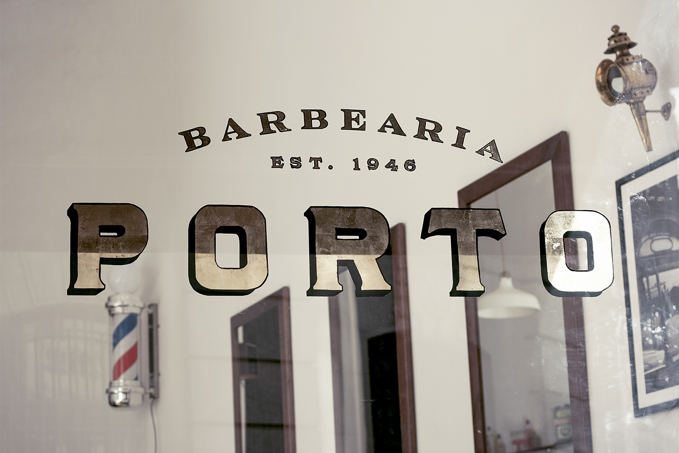 葡萄牙Barbearia Porto理發(fā)店視覺(jué)識(shí)別設(shè)計(jì)