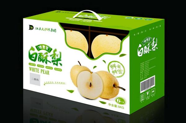 梨包裝設(shè)計字體突出價值