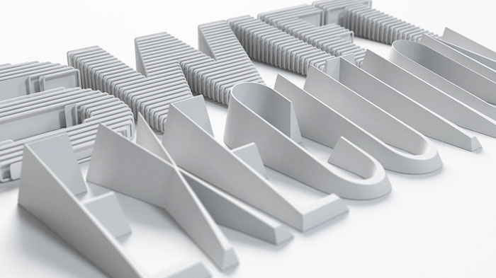 耐克籃球探索主題立體字設(shè)計(jì)