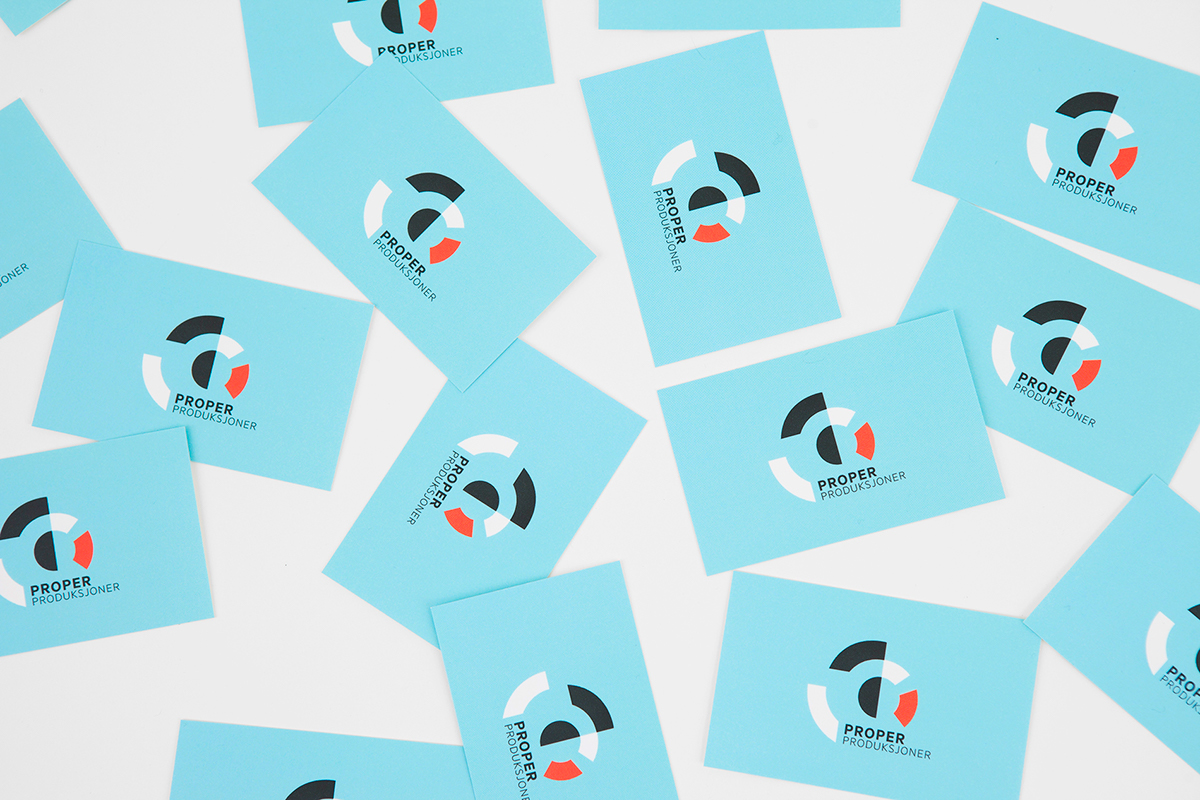挪威Proper Produksjoner視覺識別設(shè)計