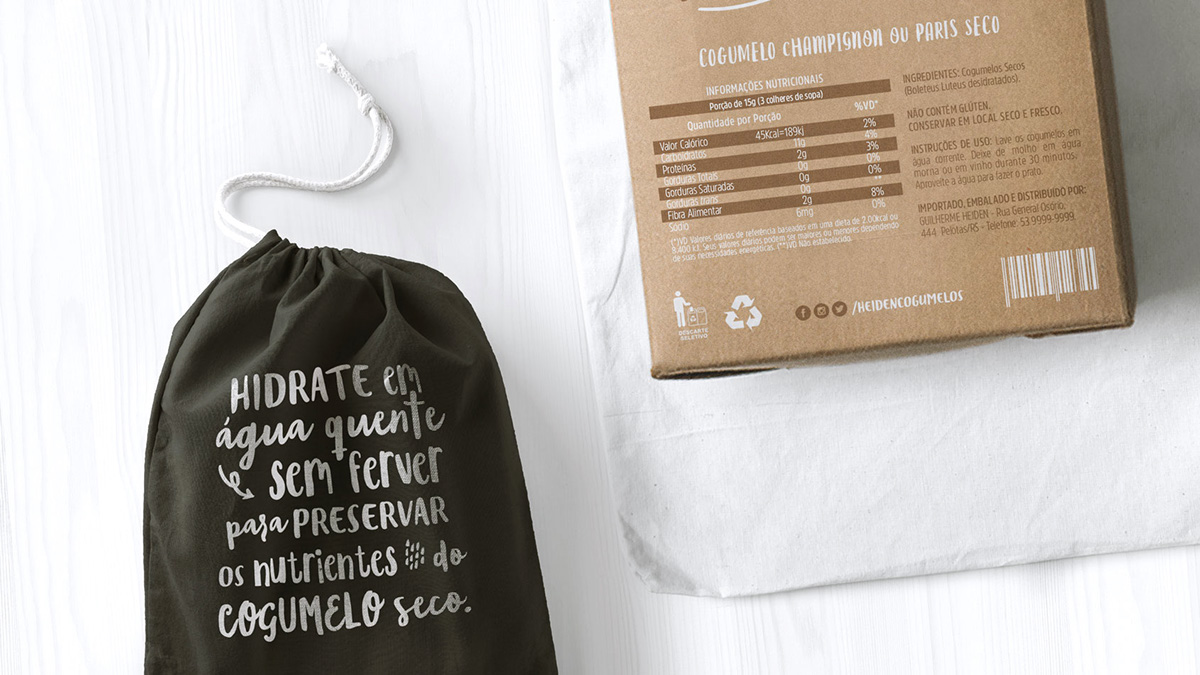 干蘑菇包裝設(shè)計