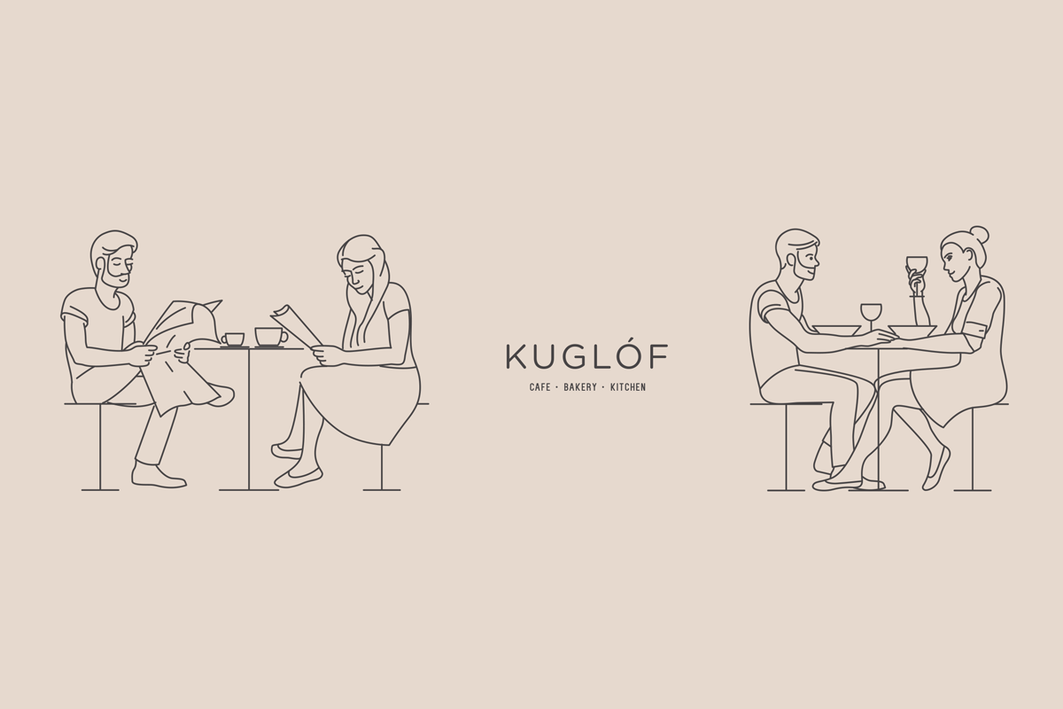 時尚餐飲咖啡甜點包裝設計，輕松愜意的生活