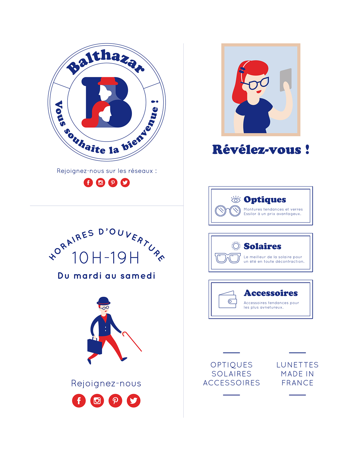 人物插畫——眼鏡品牌設(shè)計