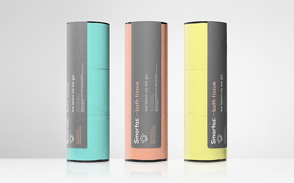 衛生紙品牌包裝設計,用色彩綻放美麗