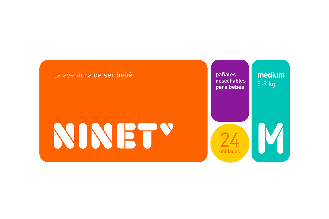 大冒險式嬰兒用品品牌包裝設計，不一樣的紙尿褲設計