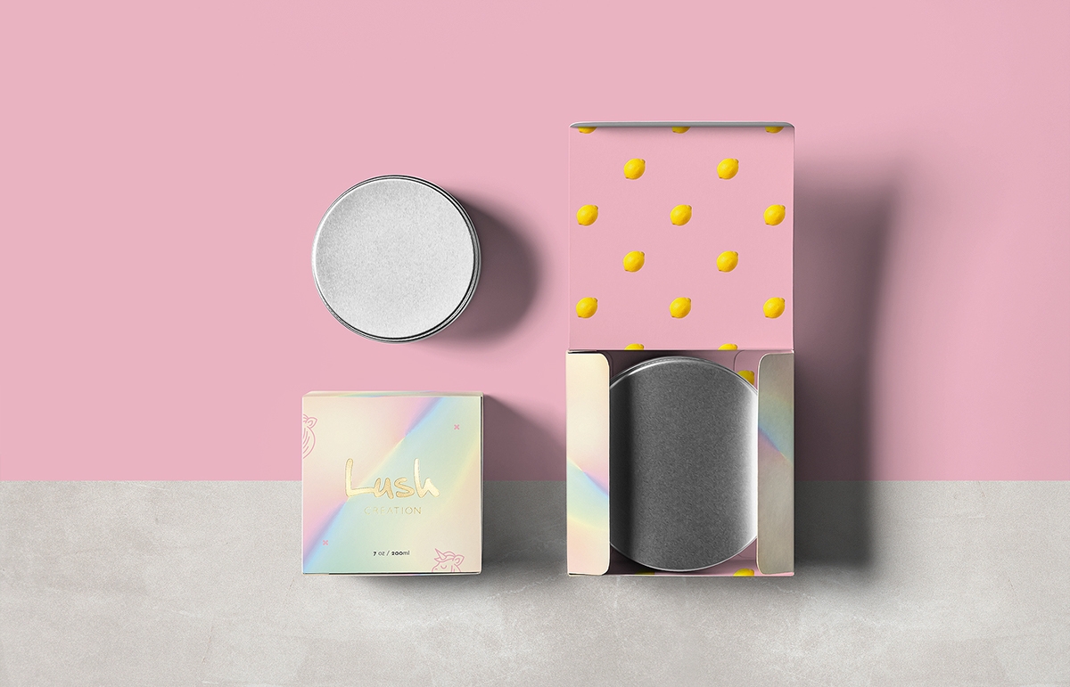 手工制作的天然化妝品品牌包裝設計