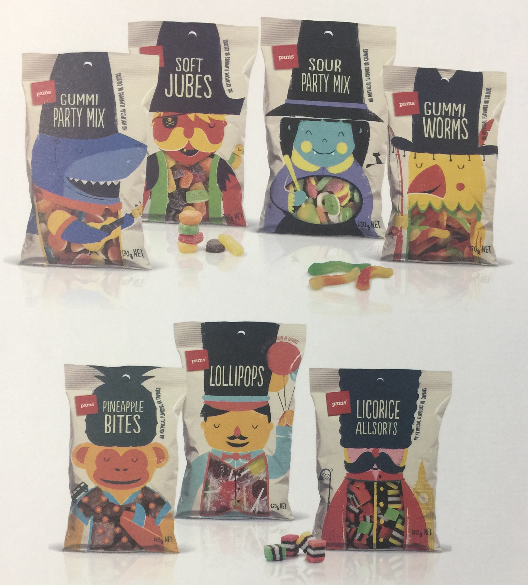 帶給人們快樂并激發人們想象力的糖果包裝設計