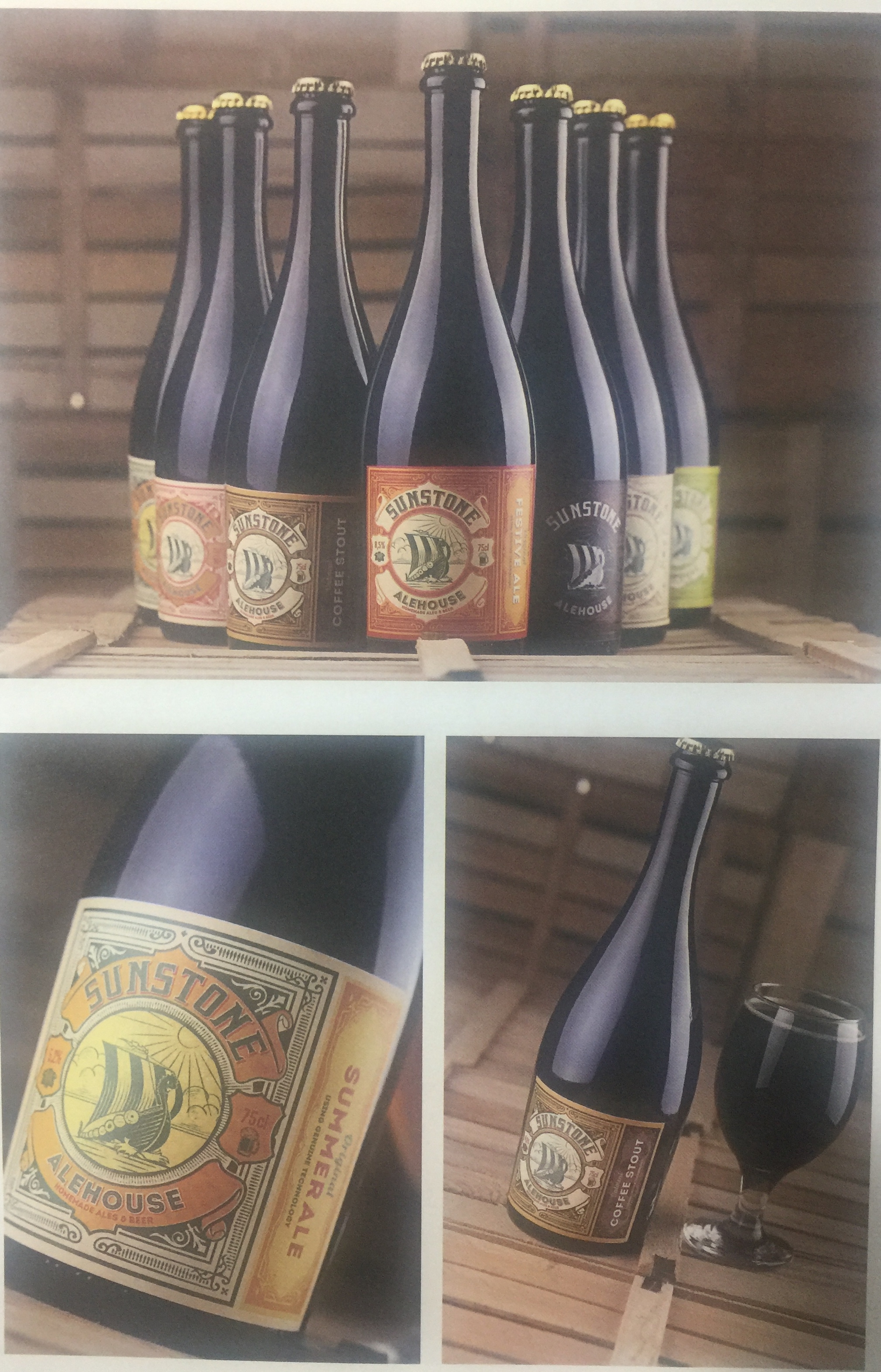 勇敢的維京人、美麗的“太陽石”傳說——自制啤酒包裝設計