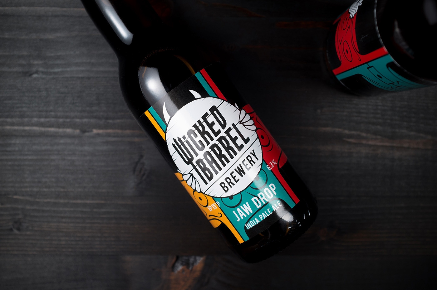 邪惡的啤酒包裝設計，喝了會掉下巴哦