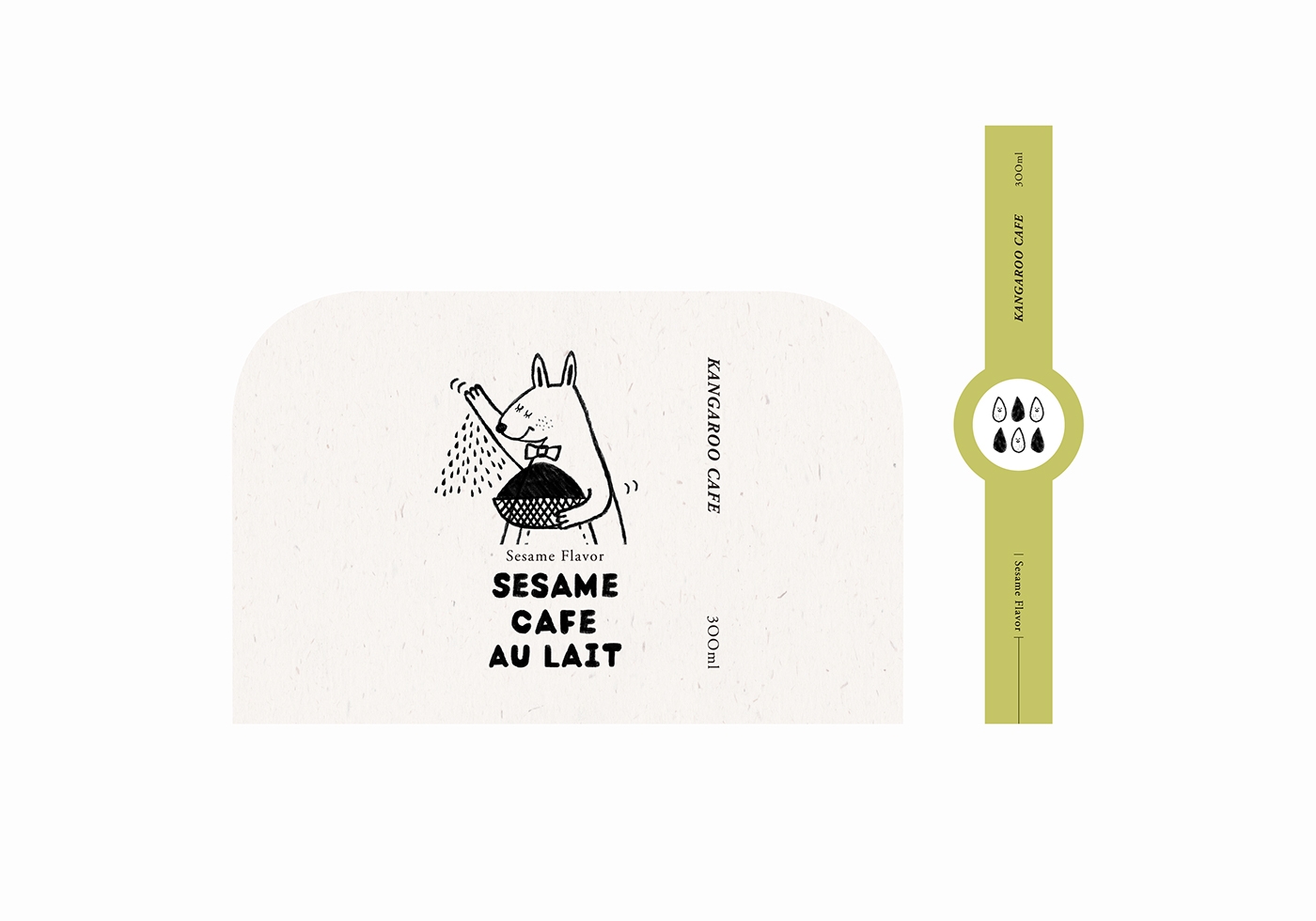 黑巧克力、水果風(fēng)味、芝麻歐蕾三種不同的咖啡包裝設(shè)計