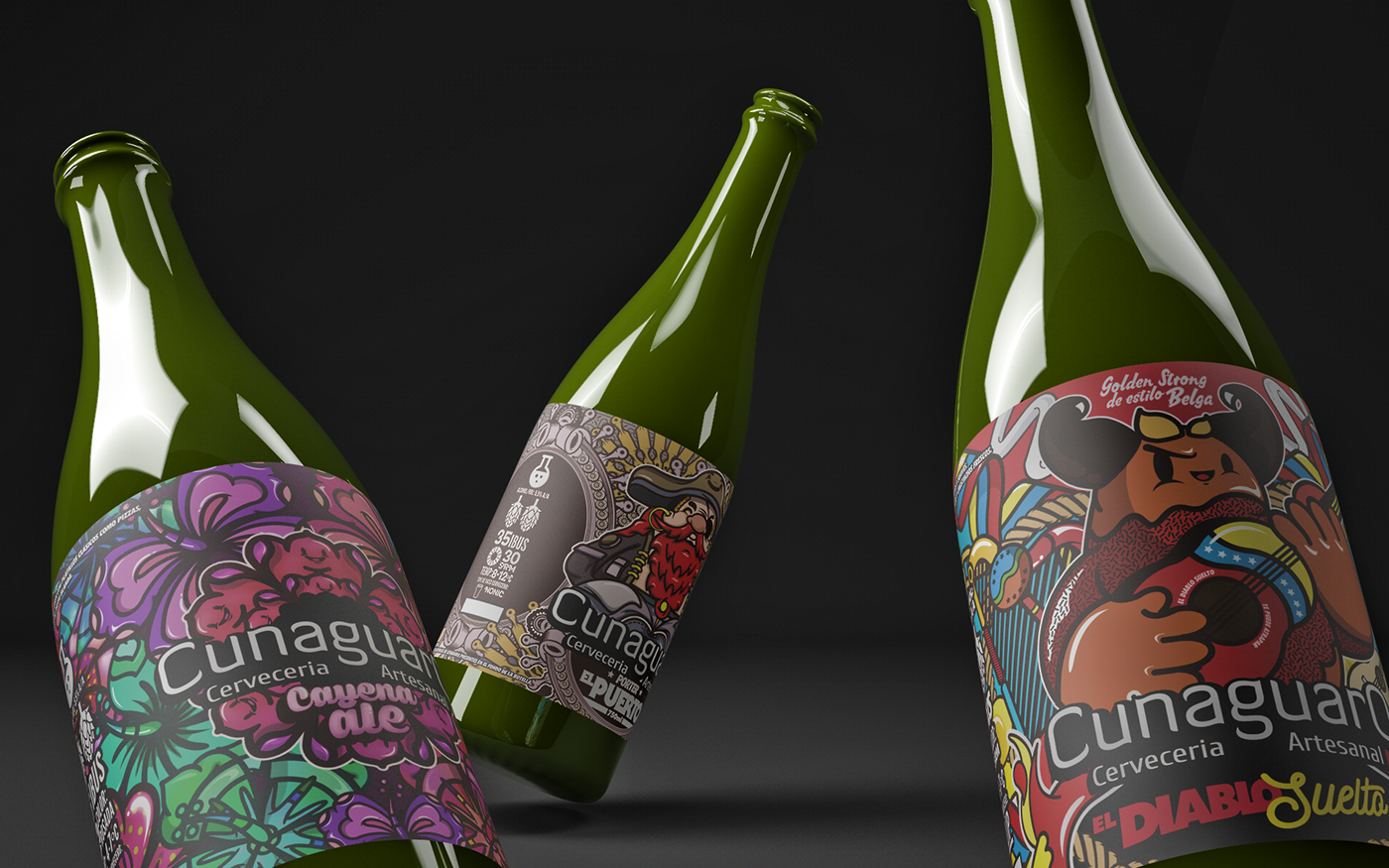 神秘主義，追求味覺, 靈魂和心的快感的啤酒包裝設計