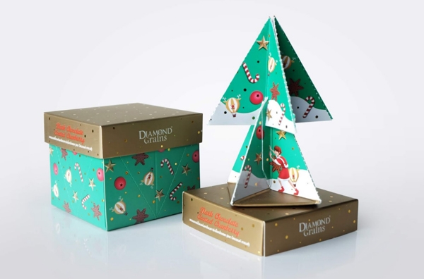 巧克力盒化身圣誕樹(shù)！包裝結(jié)構(gòu)創(chuàng)意為顧客帶來(lái)的驚喜體驗(yàn)