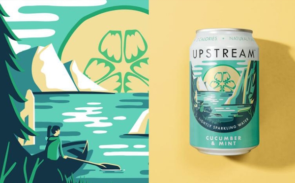 打開通往另一個世界的神奇之窗，帶你享受生活中片刻的寧靜｜蘇打水包裝設計